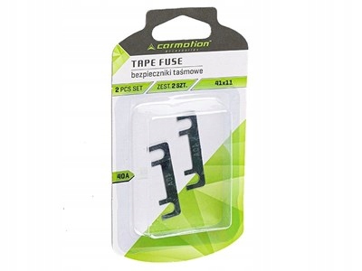 BEZPIECZNIKI TAŚMOWE 41X11 MM, 40A, 2 SZT. Marka Carmotion