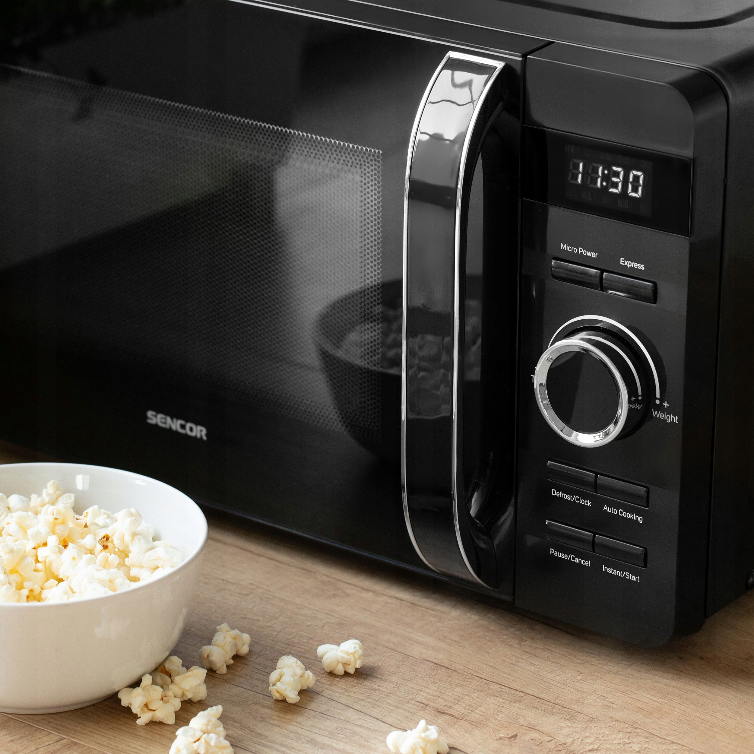 SENCOR Mikrofalówka Kuchenka wolnostojąca 800W 17L Wysokość produktu 25.6 cm