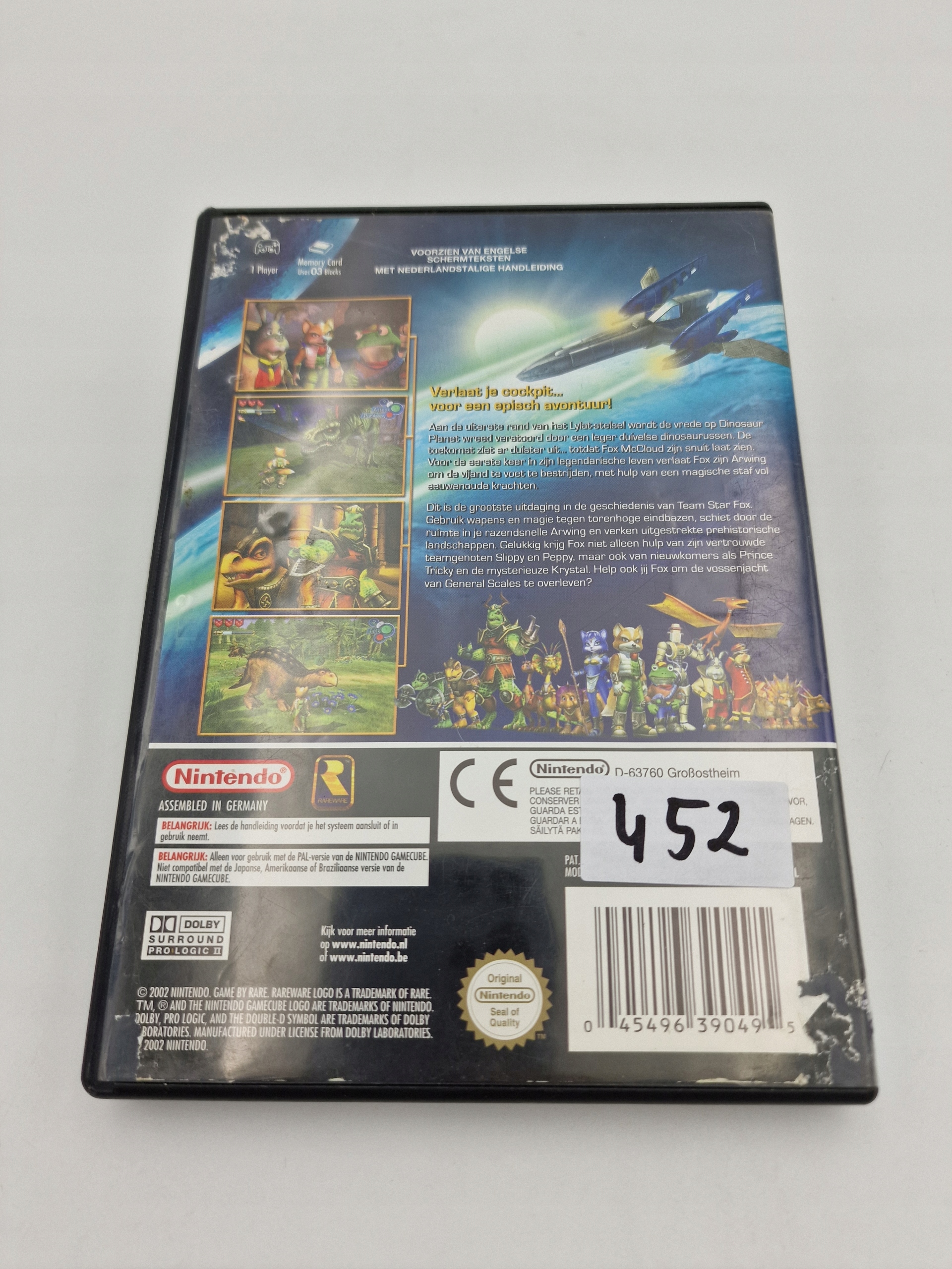 NINTENDO GAMECUBE STARFOX ADVENTURES Platforma Nintendo GameCube