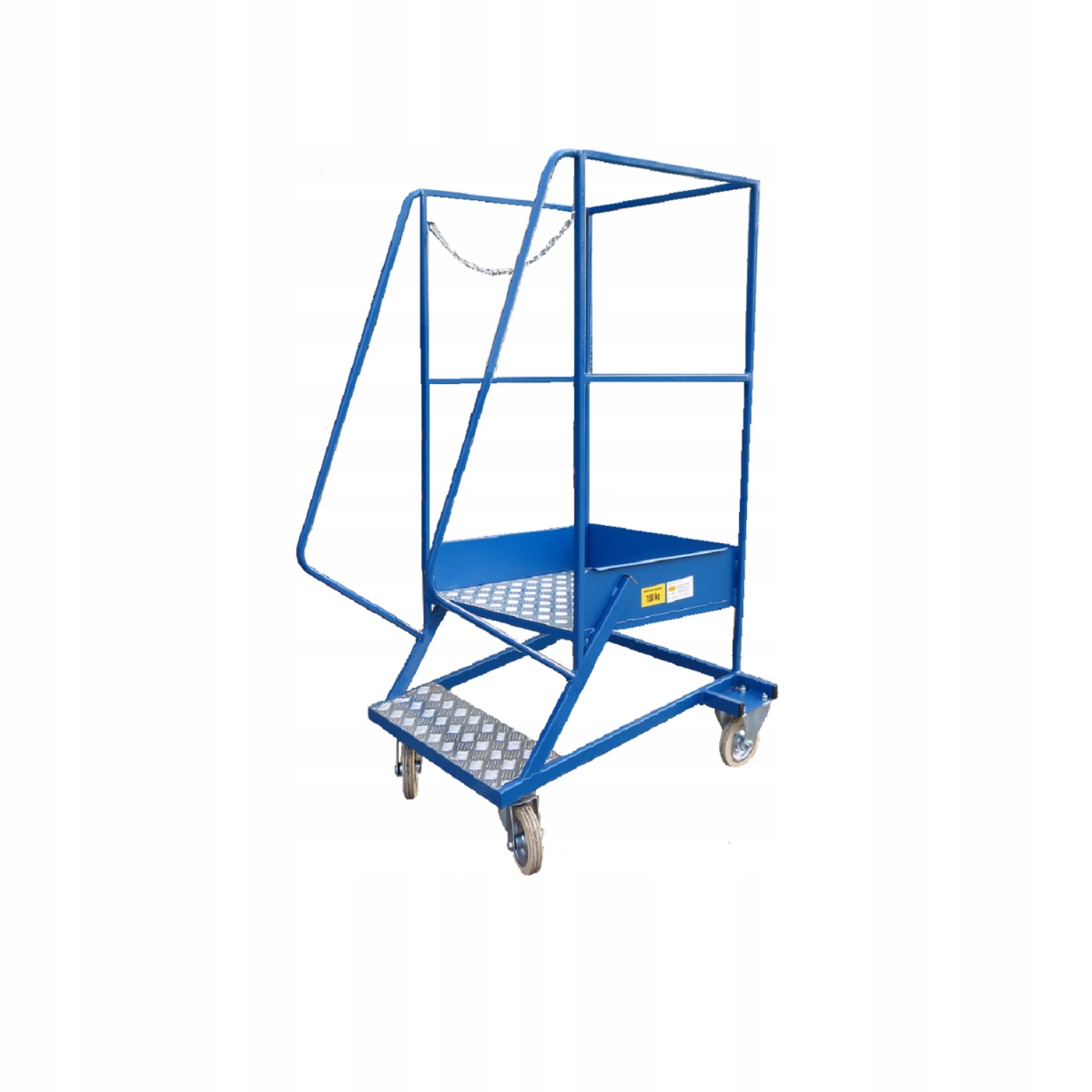 Drabina przejezdna magazynowa podest WGP-46 - 1+1