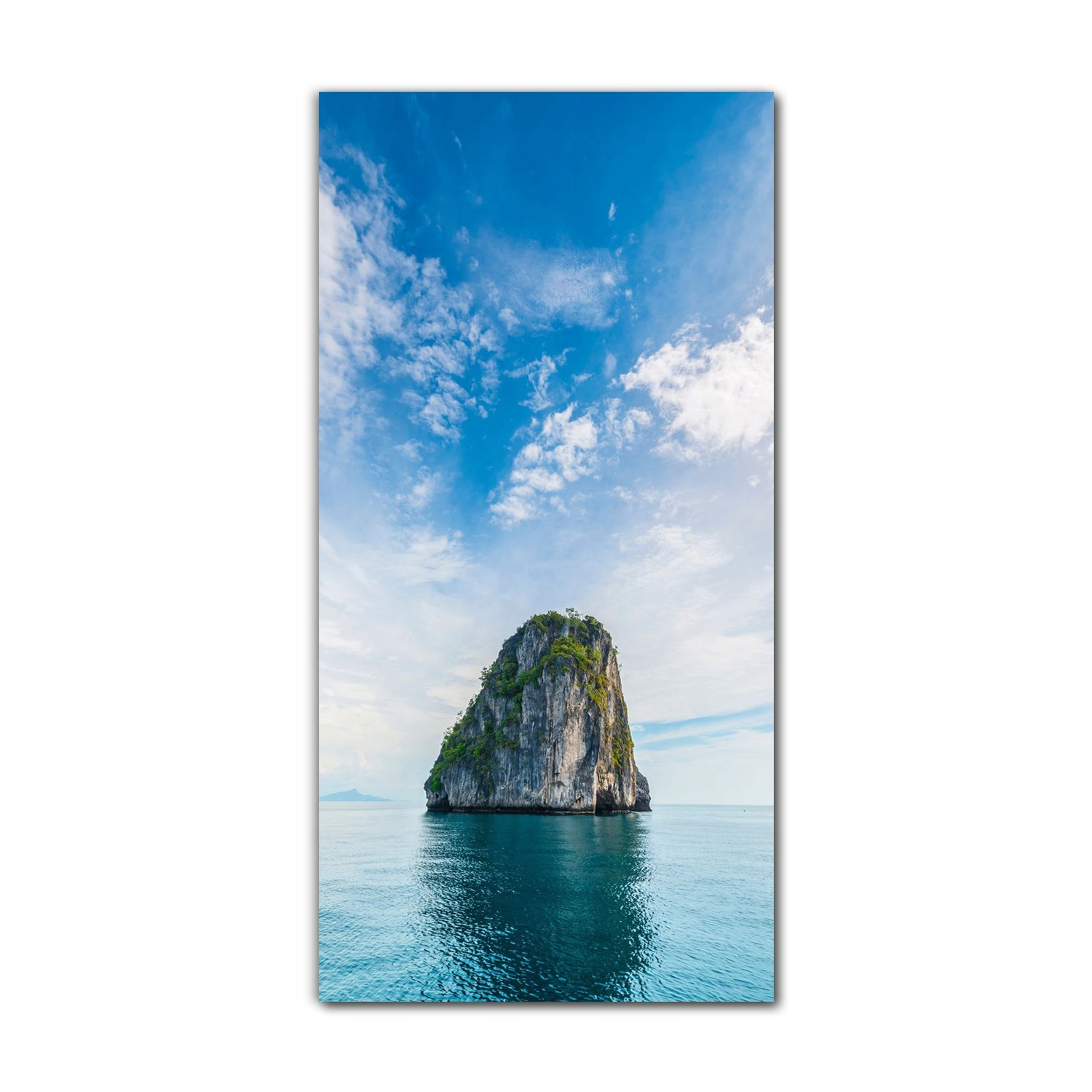 

Foto szklane do sypialni 70x140 Klify woda wyspa