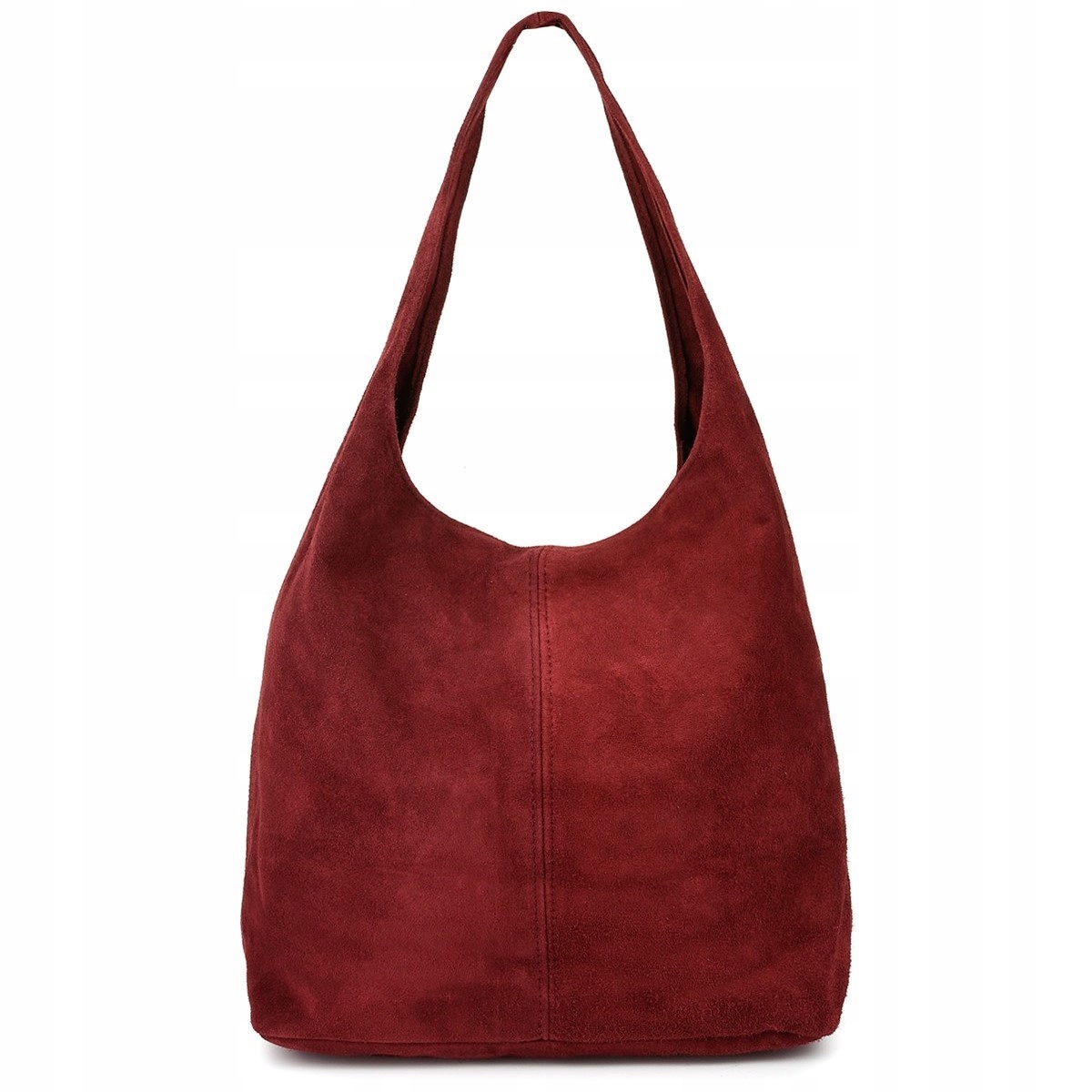 

Torebka zamszowa worek A4 shopperka