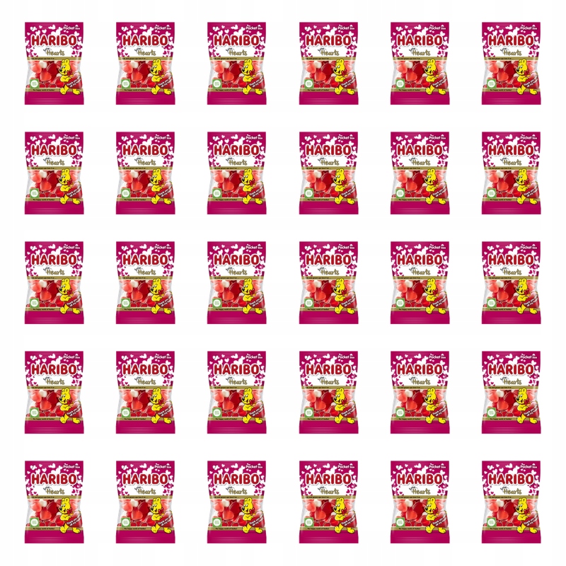 Haribo Love Hearts 80g X30
