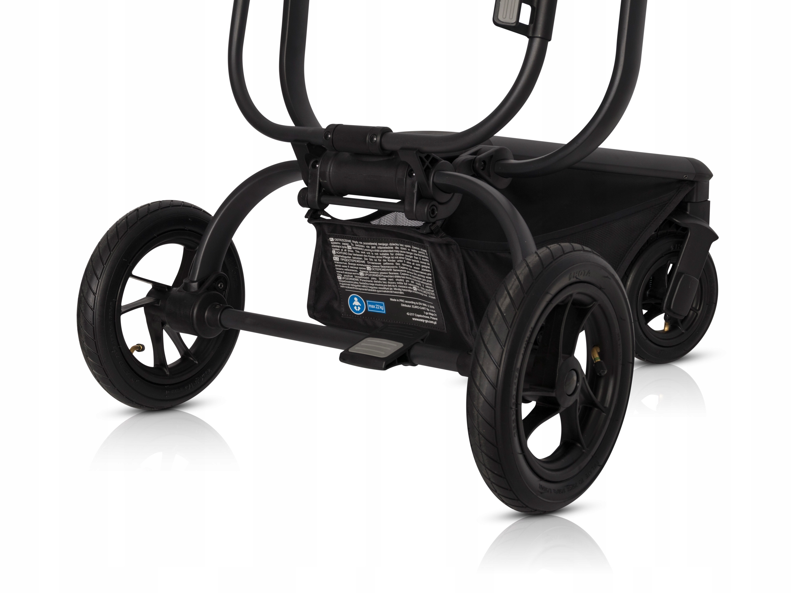 EASY-GO SOUL AIR wózek spacerowy + TORBA AGAVA Składanie na płasko