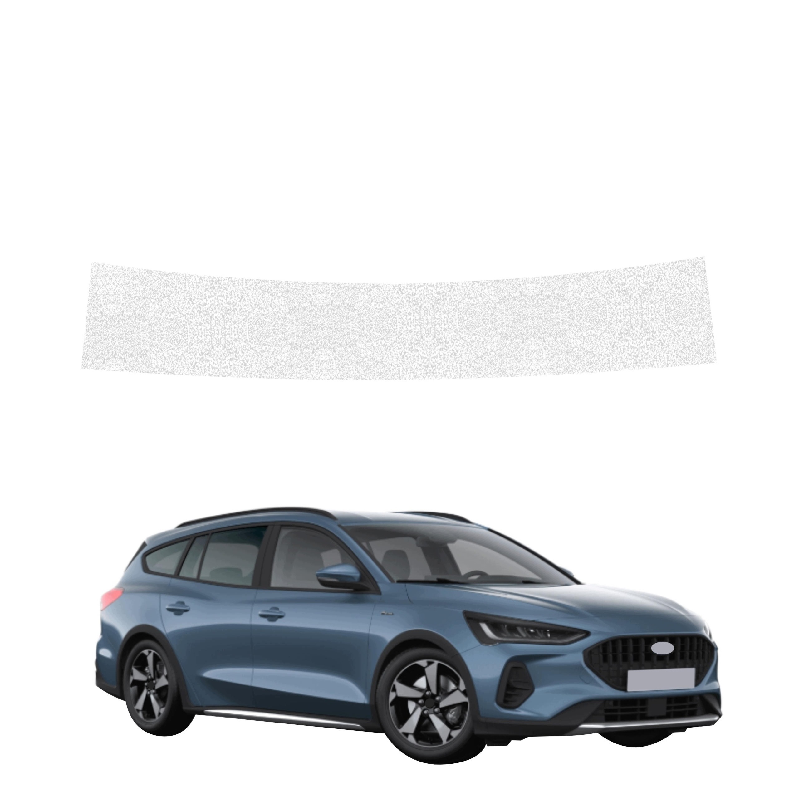 Povlak na práh zavazadlového prostoru pro Focus Active X Kombi Facelift 2021-2025 Bílý