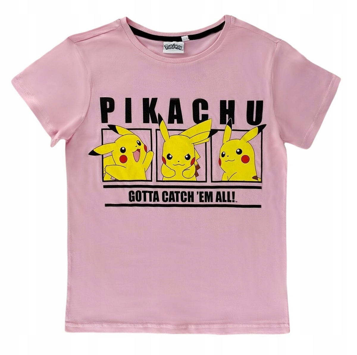 

Różowa koszulka damska Pikachu Pokemon M