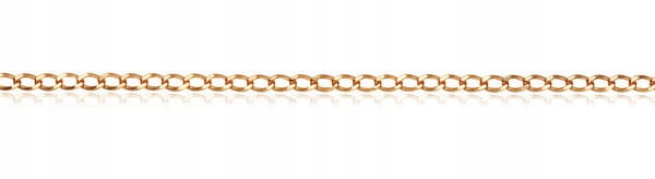 

Złoty Łańcuszek Pancerka 42 cm 333