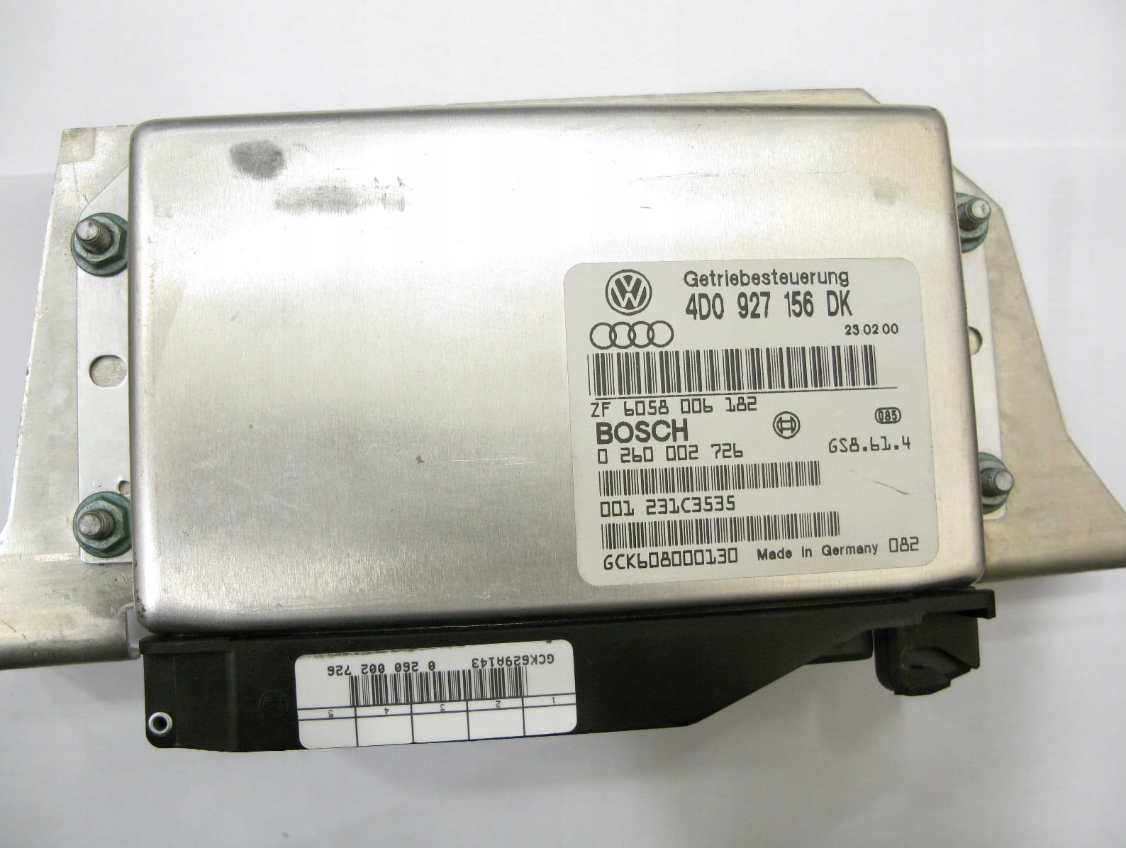 Sterownik skrzyni Audi A8 D2 2.5 TDI 4D0927156DK Producent części Bosch