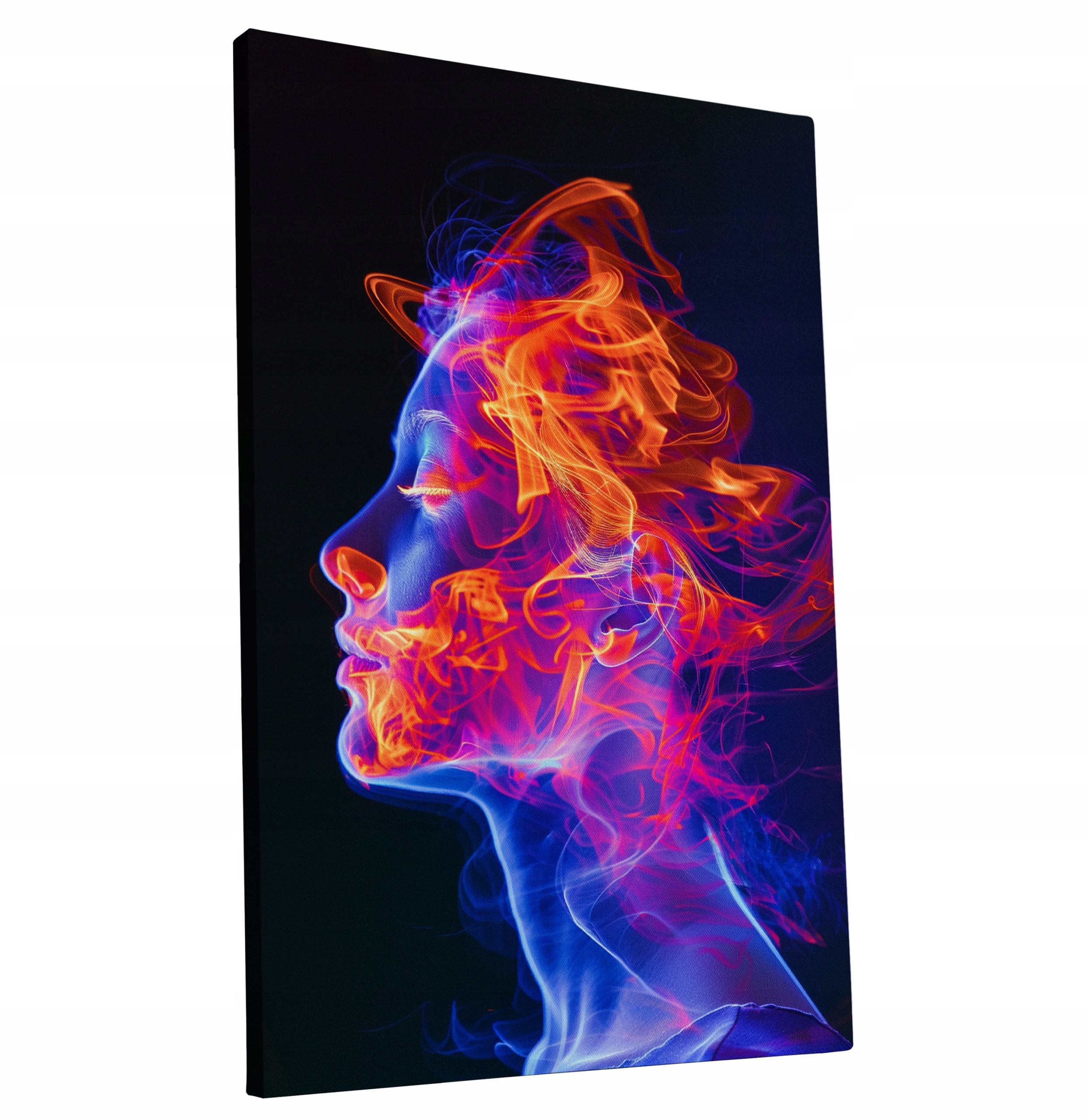 Obraz na plátně Portrét ženy v barvách do domu obývacího pokoje 80x120