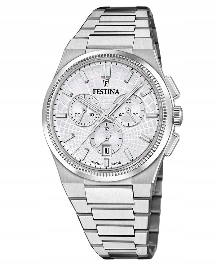 Zegarek męski Festina F20059/1 Rivé Chrono Swiss Made