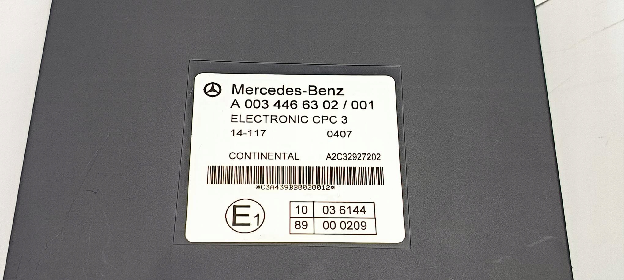 modulo CPC3 A0034466302 mercedes-BENZ ACTROS MP4 1845