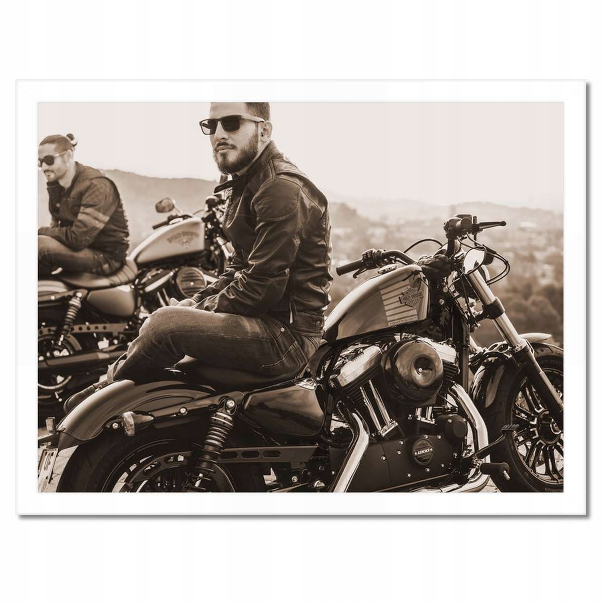 Plakáty v rámu 40x30 Harley Davidson Motocykl