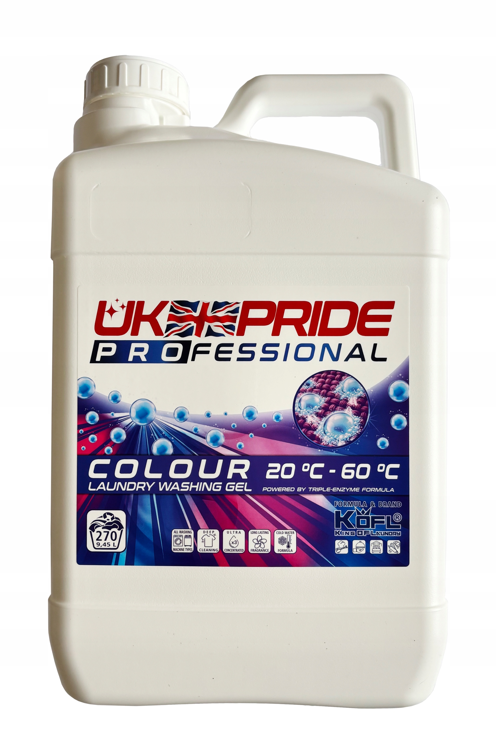 Kofl Colour K0LOR Gel Na Praní Barev 9.45L Pýcha Anglie Pride Je Zpět!