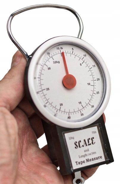 WAGA HAKOWA WĘDKARSKA WALIZKOWA MIARKA BAGAŻOWA