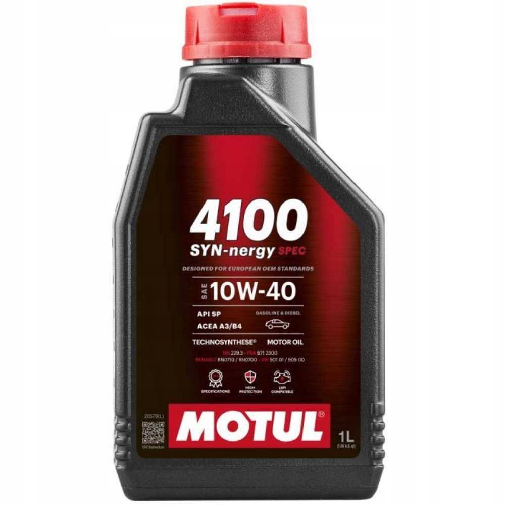 Olej silnikowy Motul 4100 1l 10W-40 SYN-nergy Spec