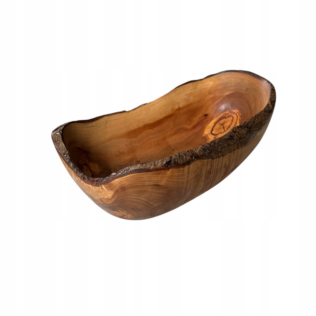 Veľká oválna misa z olivového dreva DMIO32 Arkay Na Ovocie