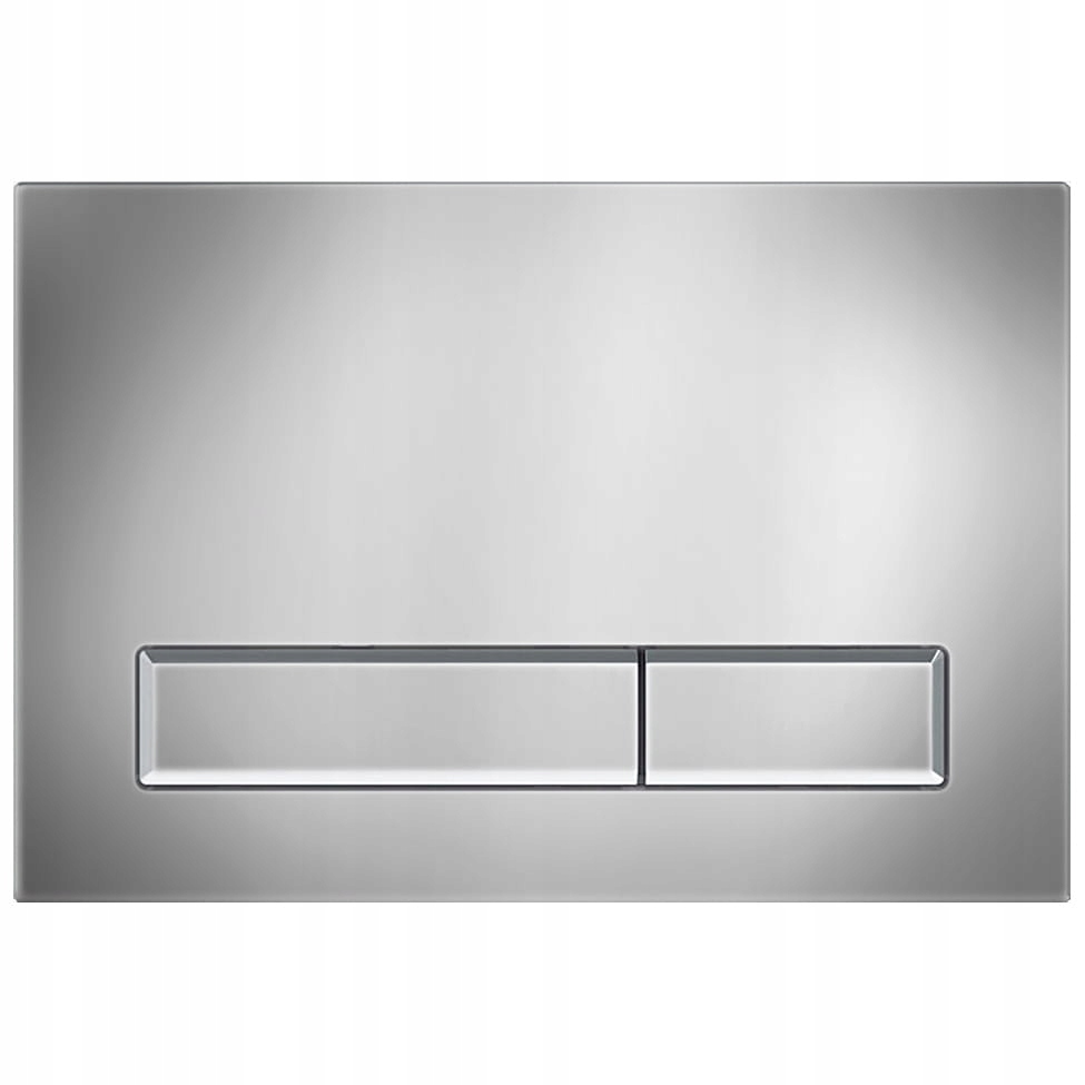 Splachovací tlačítko pro Wc Trinnity M08 Chrom Lesk stříbrné