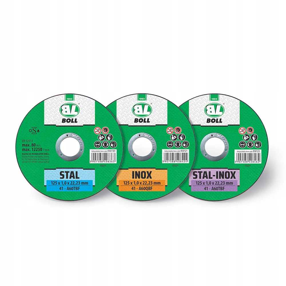 Tarcza Ostrzące Boll dla Profesjonalnych Zastosowań Stal 41-125x6.0