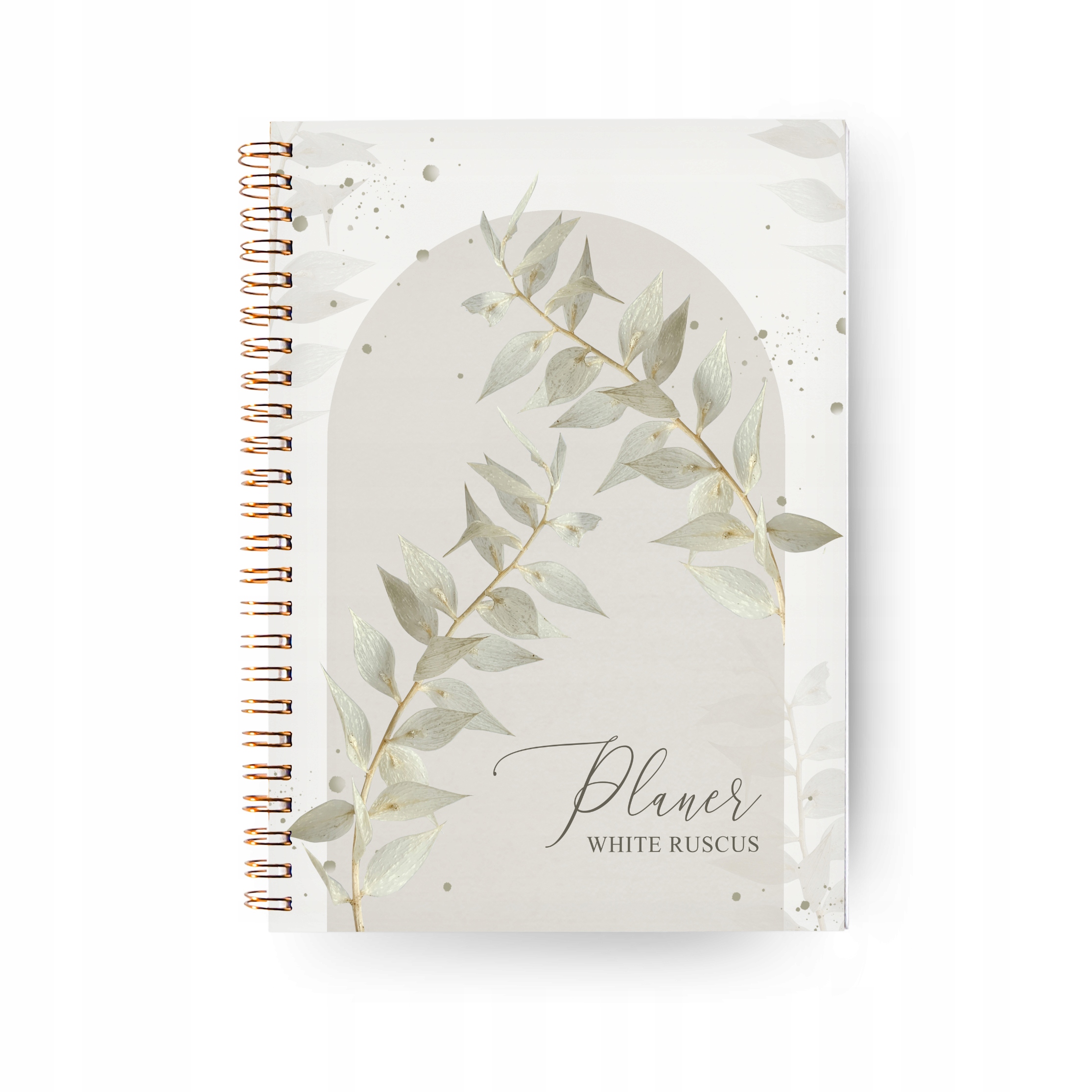 

Planer a5 Tygodniowy Pionowy White Ruscus