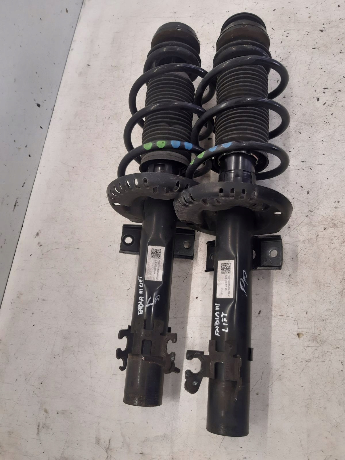 shock absorber spring front Skoda Fabia III LIFT 1,0 MPI