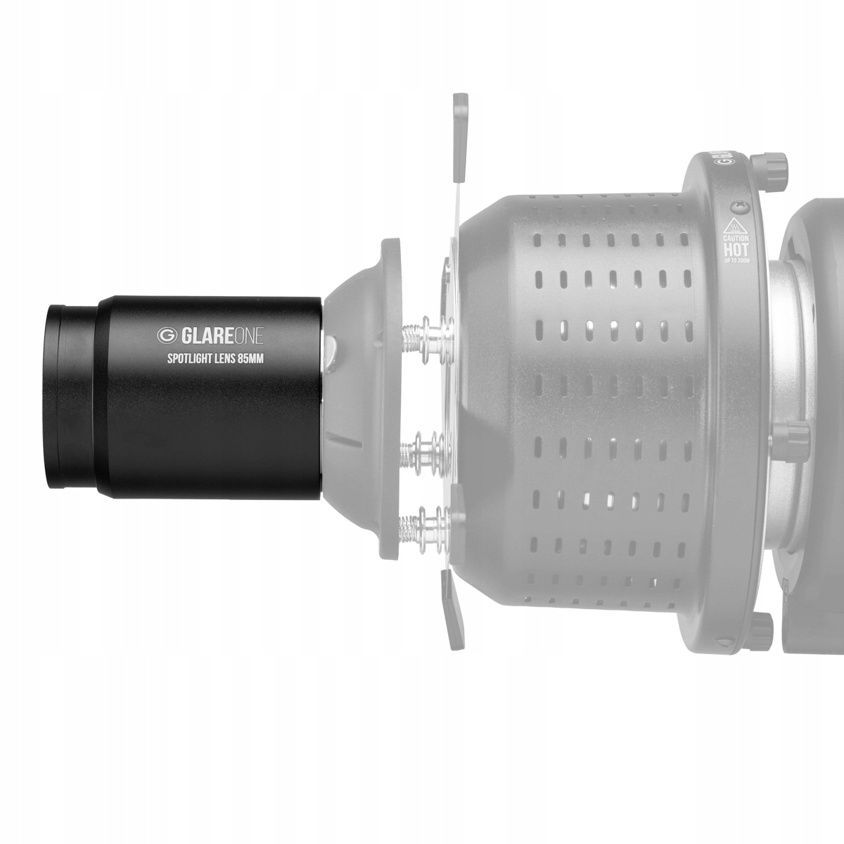 GlareOne Spotlight projekční objektiv 85 mm pro optický proud