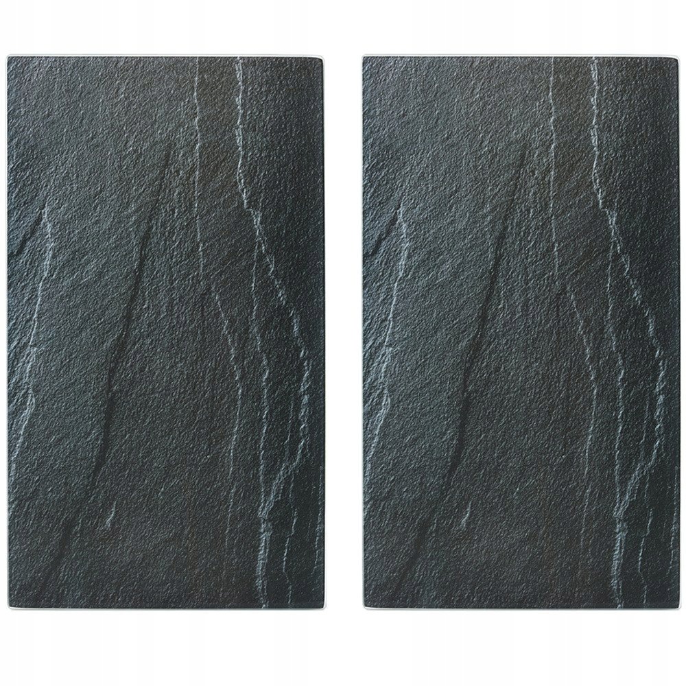 Ochranné skleněné panely Anthracite Slate na sporák – 2 ks, Zeller