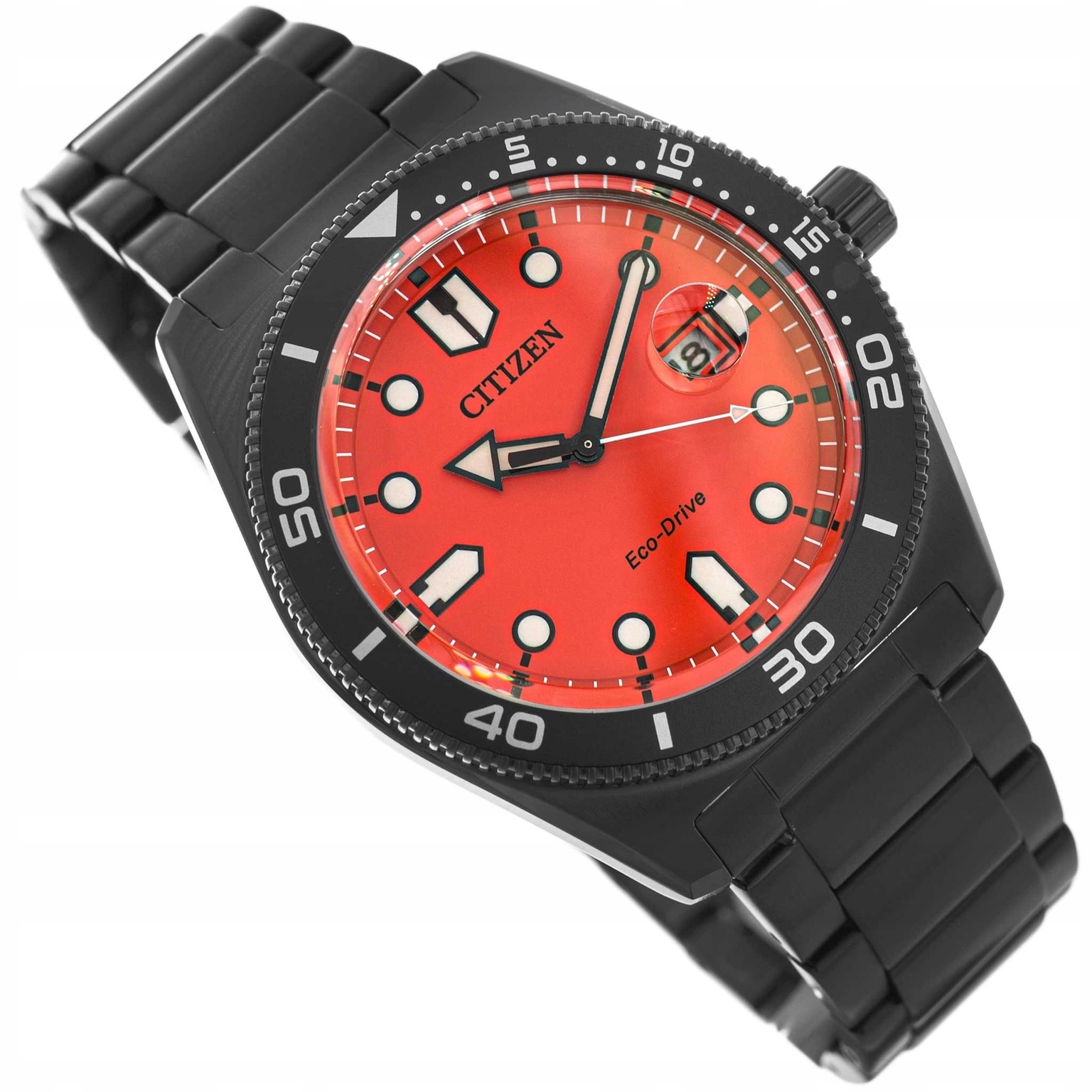 Pánské Hodinky Citizen AW1765-88X Eco-drive Marine Sport Černé Datum 10 Bar