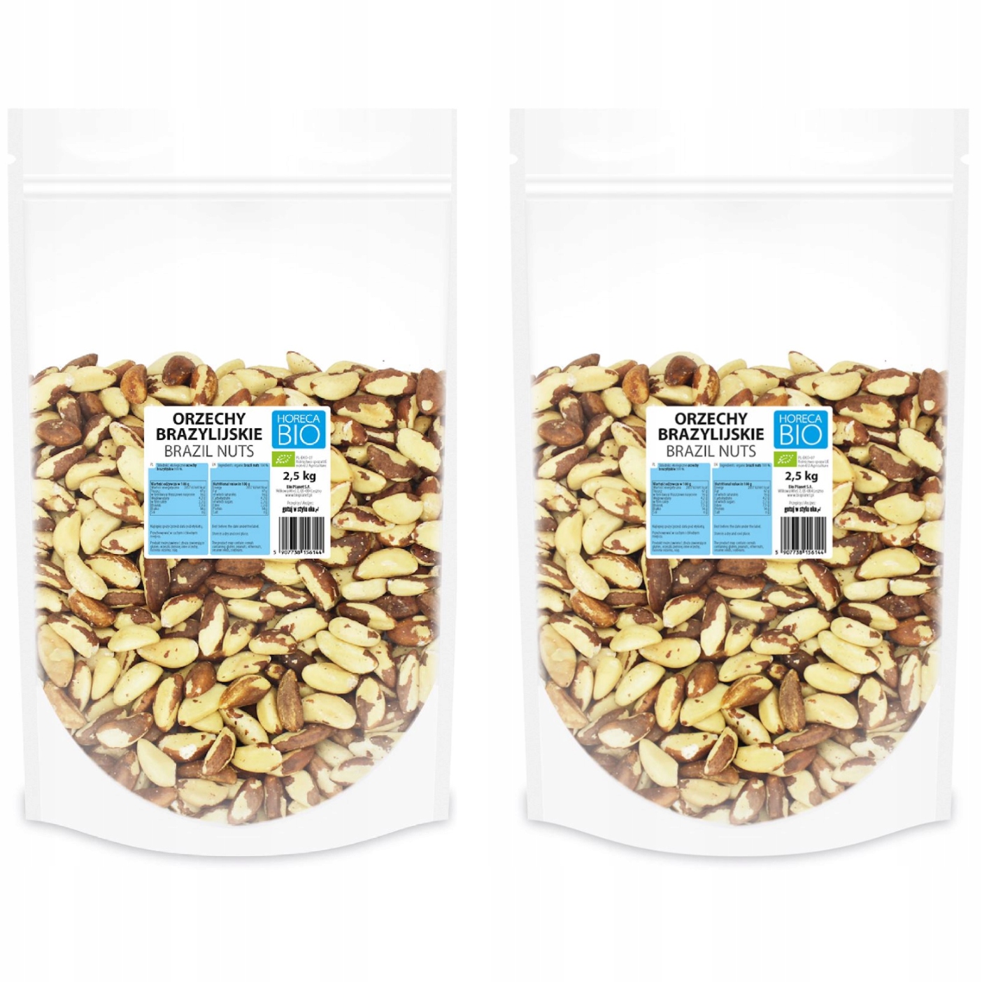 2x Orzechy Brazylijskie Bio 2,5 kg Horeca Bio Planet