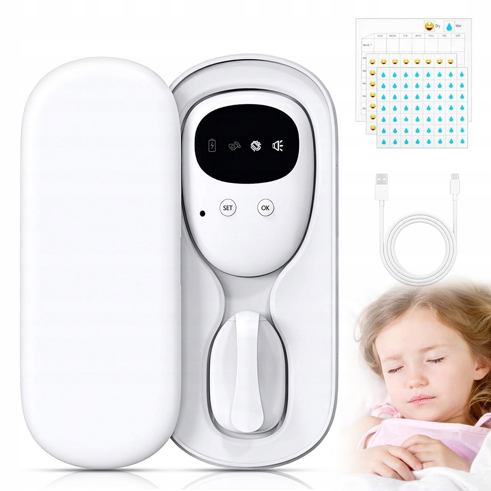 Alarm Probuzení Bezdrátové Vlhkosti V Namáčecím Lůžku 3 Režimy