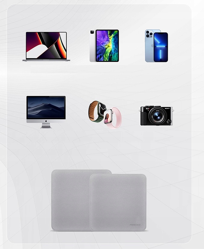 ŚCIERECZKA Z MIKROFIBRA DO CZYSZCZENIA TELEFONU TABLETA EKRANU LAPTOPA Marka Recci