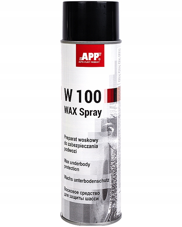 

App W100 Wax masa do zabezpieczania podwozia 500ml