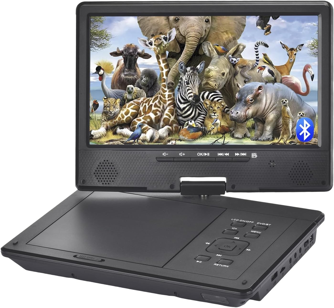Odtwarzacz Płyt DVD Ekran 12,5" Yoohoo Głośnik Stereo MP4 Tv/usb