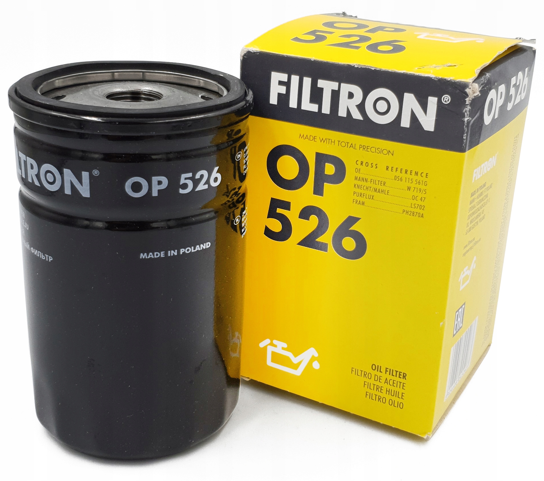 

Filtr Filtron OP526 Do Audi Seat Vw Op 526