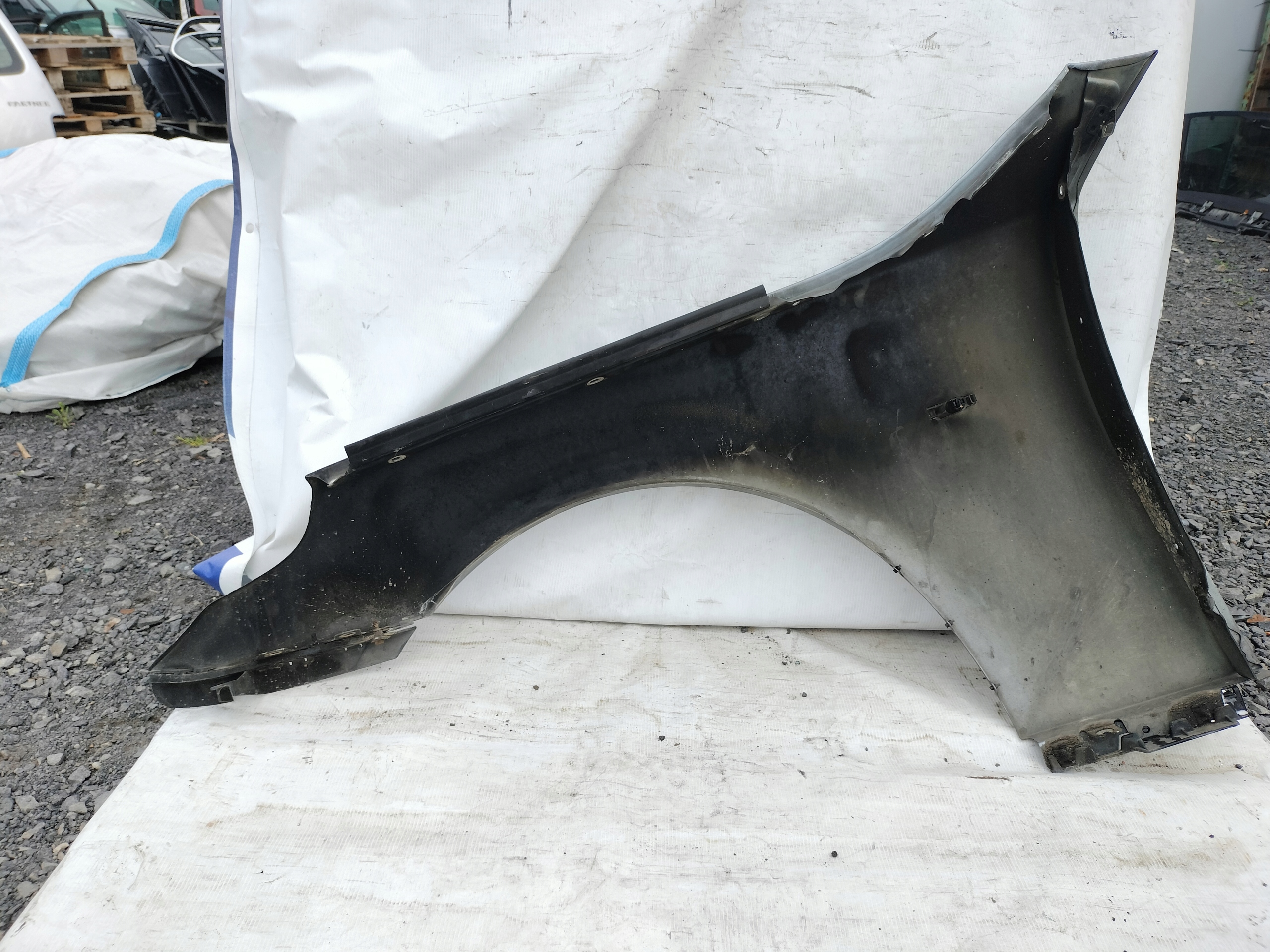 BMW E60 E61 parafango Destra SILBERGRAU METALLIC A08