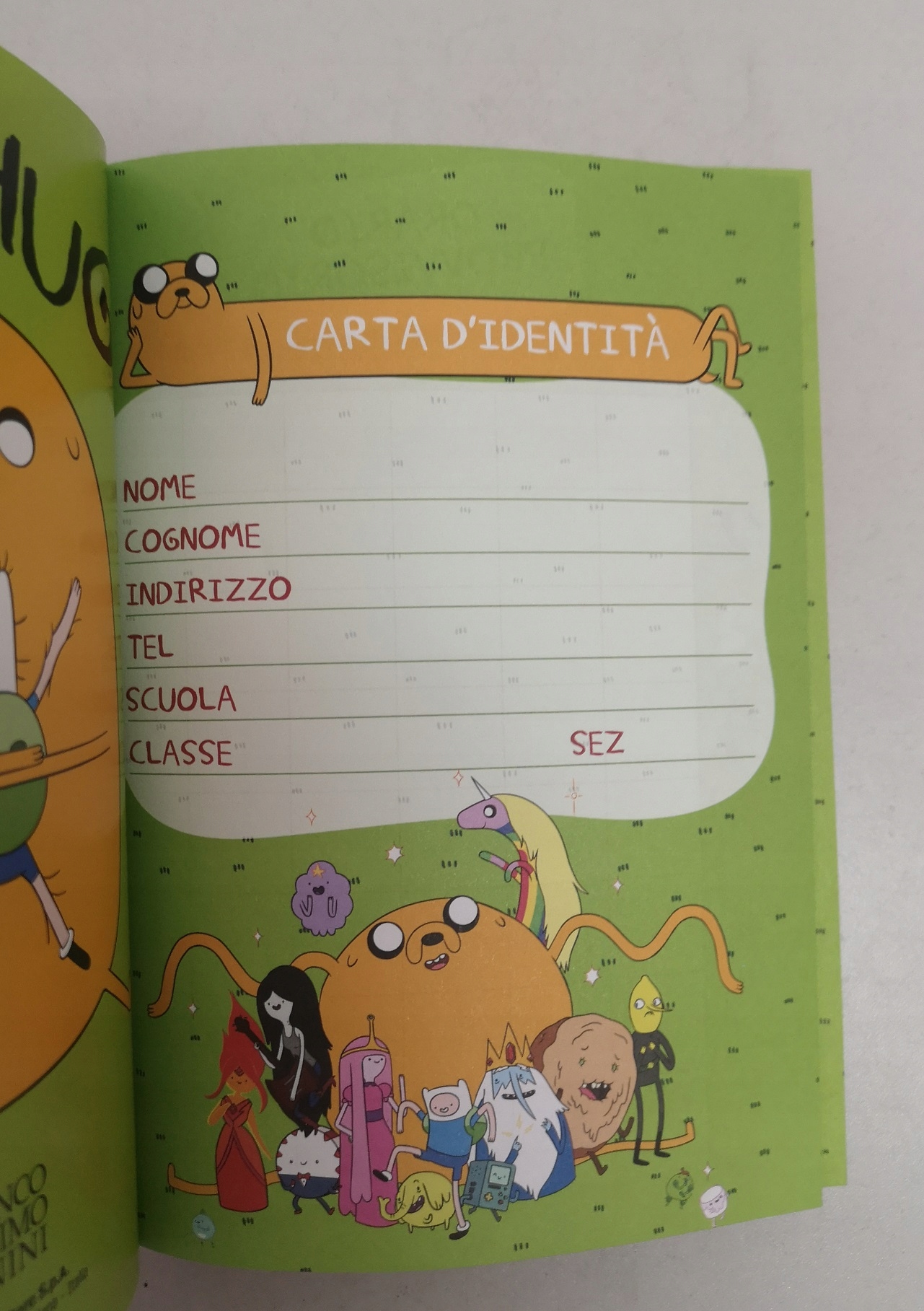 Adventure Time Pamiętnik dzienniczek 55727 Bohater brak