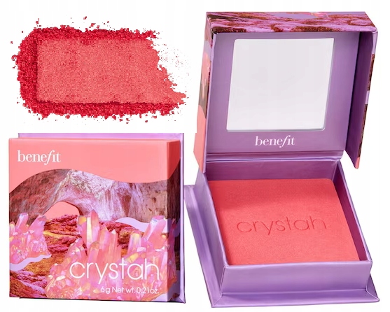 Benefit Crystah róż do policzków prasowany pastelowy róż 2,5 g
