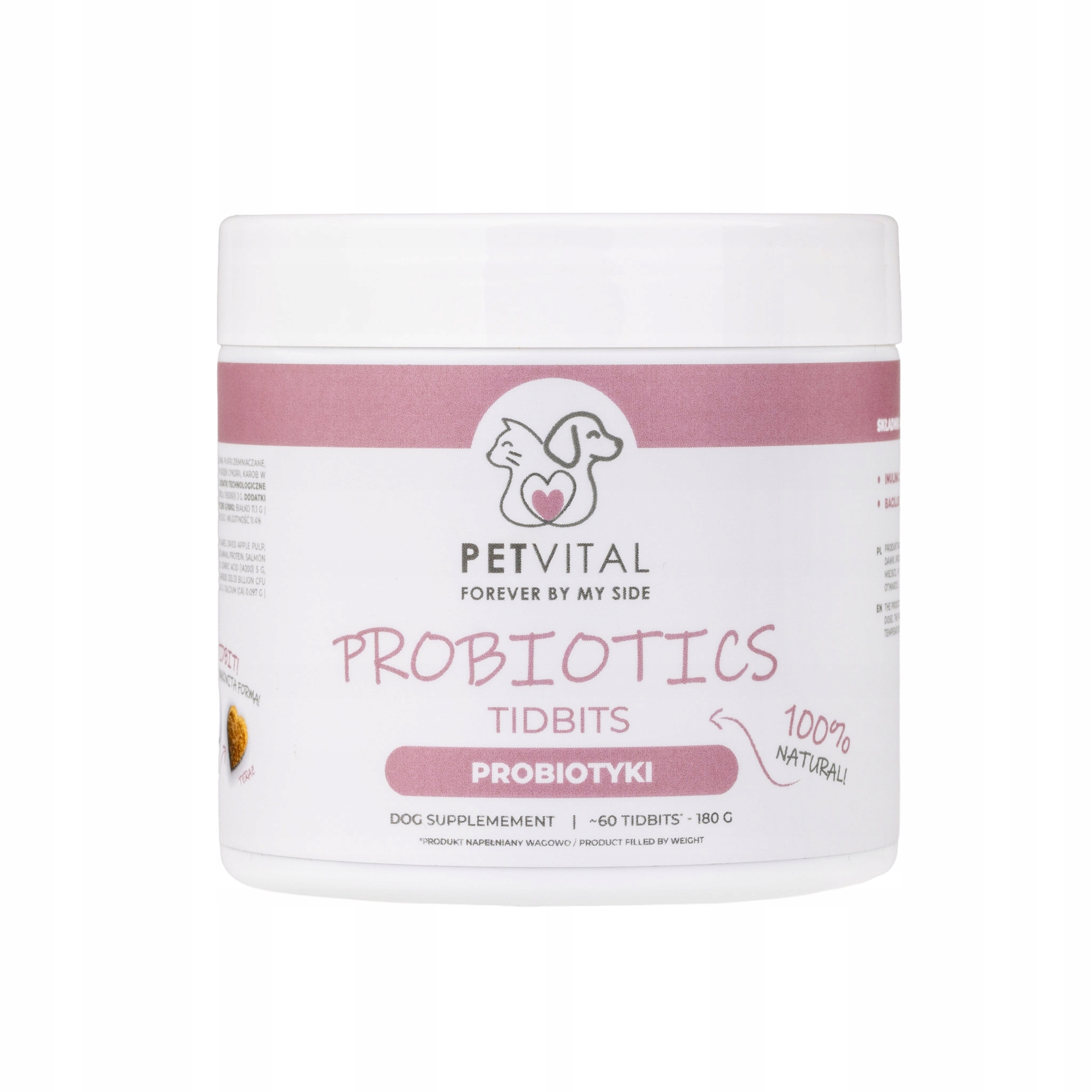 Pet Vital Chutě Probiotikum pro psa Střeva Imunita 250 mil Cfu 180 g