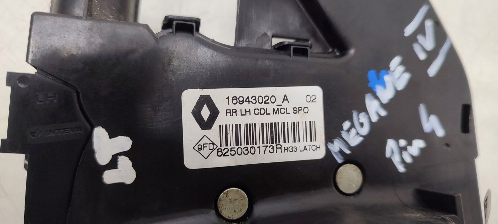 lock door rear part rear left Renault Megane IV