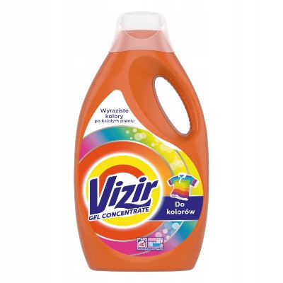 Levně Vizir Color Tekutý prací gel na barvy 2,2 L 40