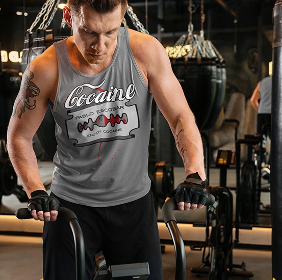 TANK TOP THE GODFATHER & SCAREFACE ESCOBAR COC Rozmiar L