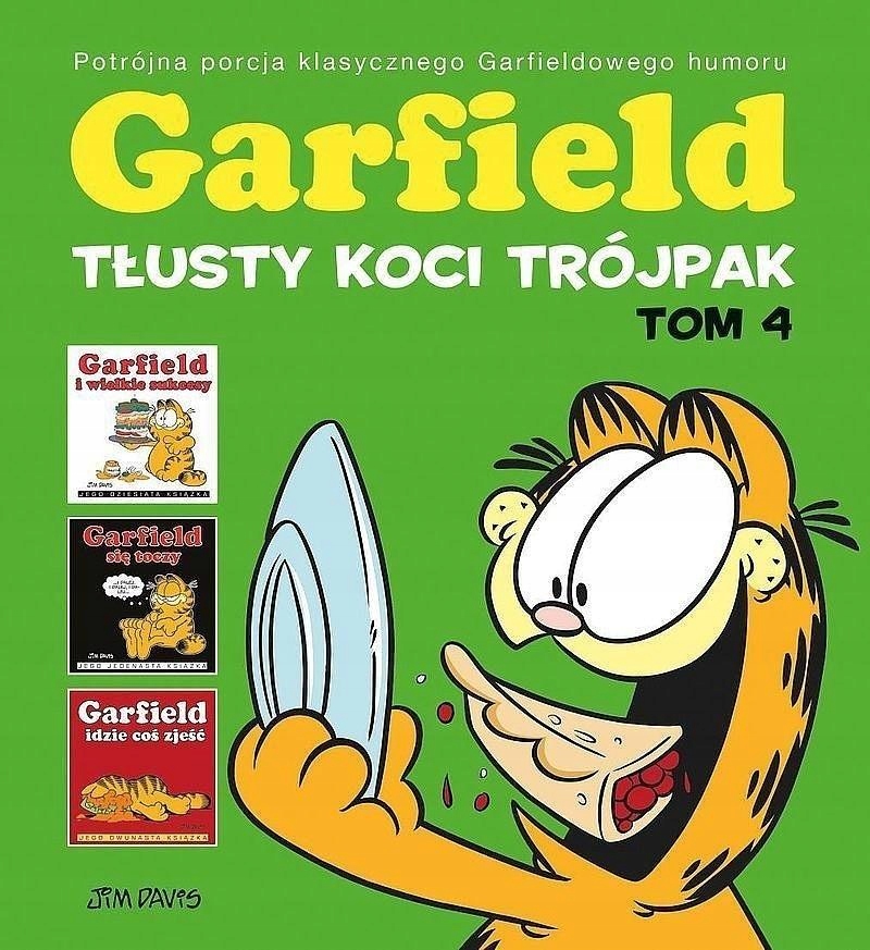 GARFIELD T.4 TŁUSTY KOCI TRÓJPAK W.2023 JIM DAVI..