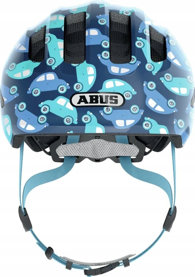 Kask dziecięcy Abus Smiley 3.0 Led blue car S