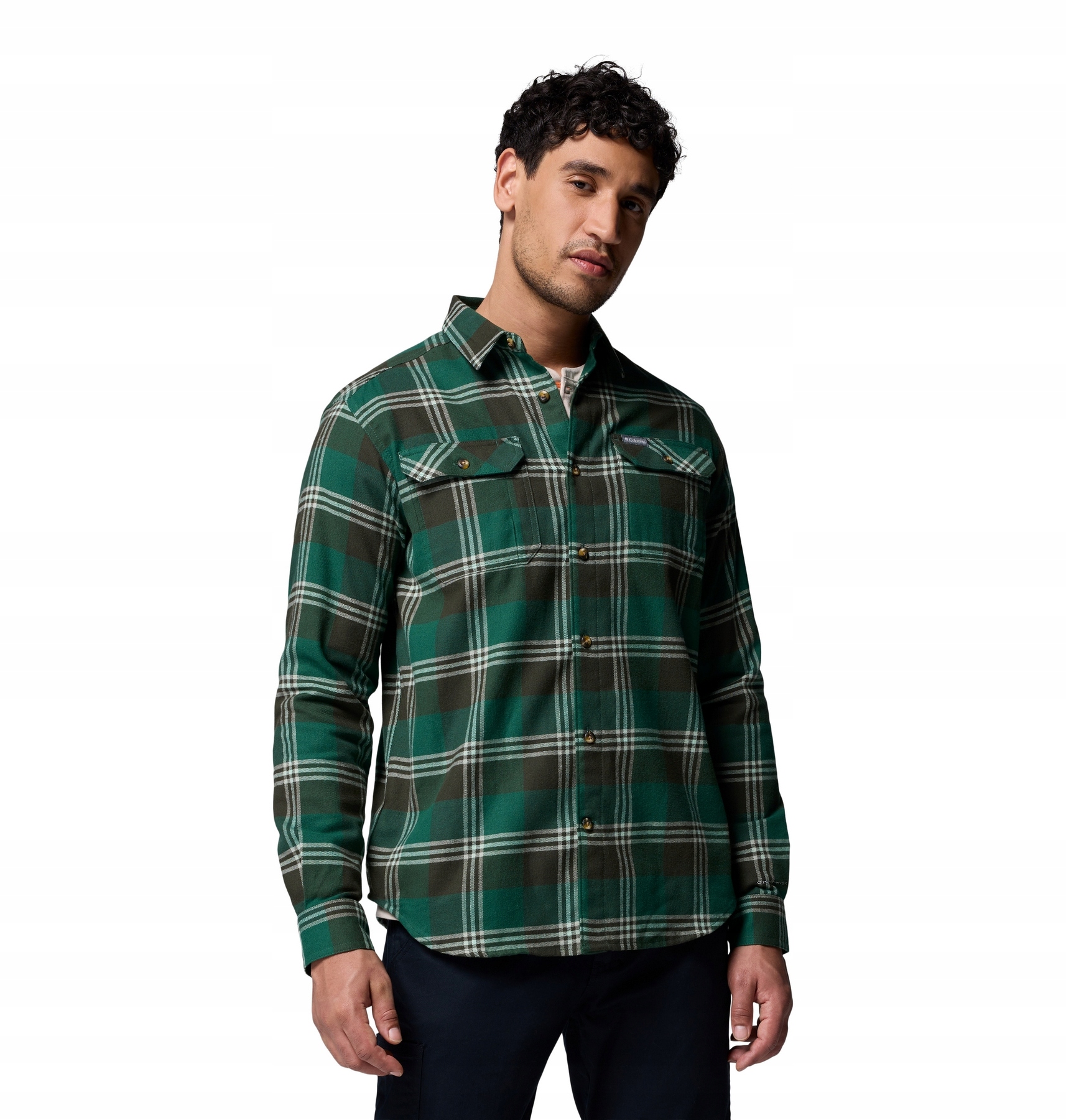 Koszula męska Columbia Flare Gun zielona 1861581375 r L