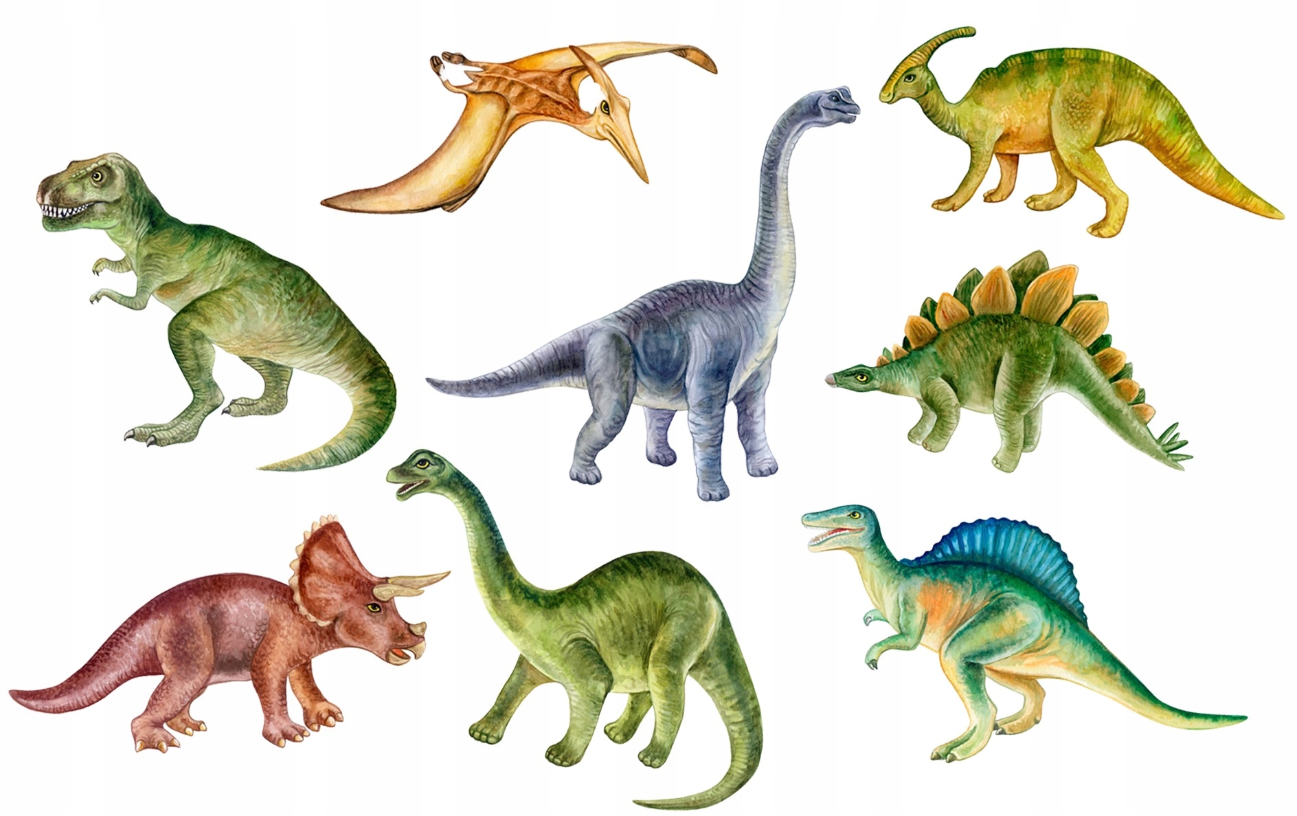 

Naklejki Na Ścianę Dinozaury Dinozaur 8szt eco
