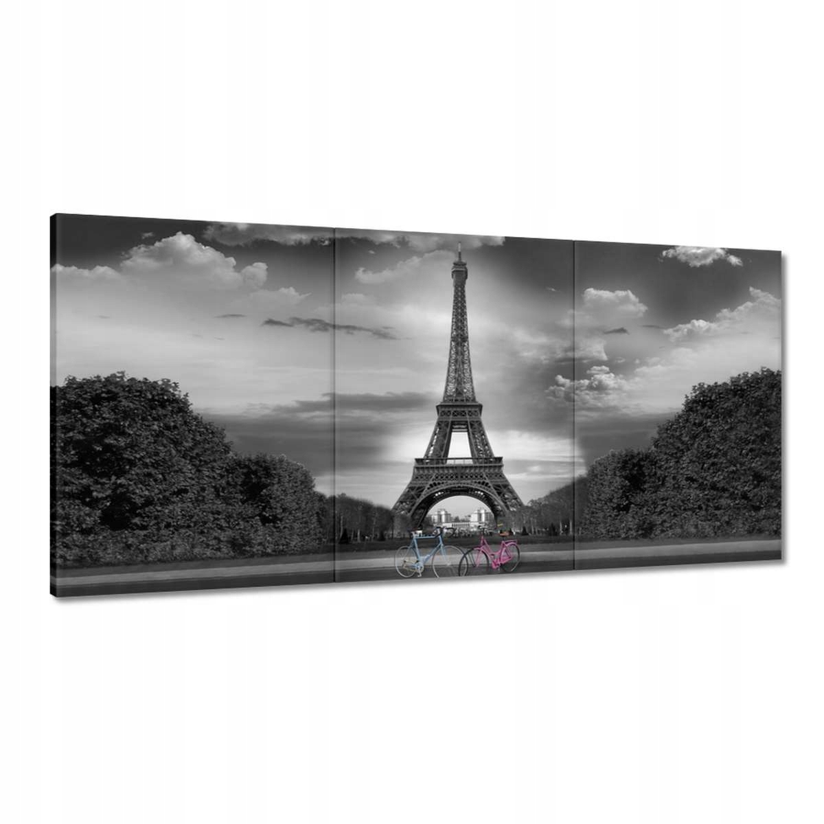 Obrazy 180x90 Bicykel pred Eiffelovou vežou