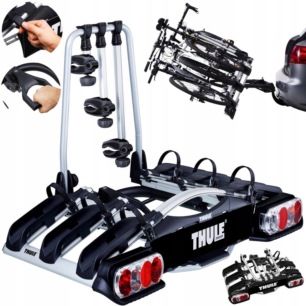 

Thule EuroWay G2 922 Bagażnik na hak na 3 rowery