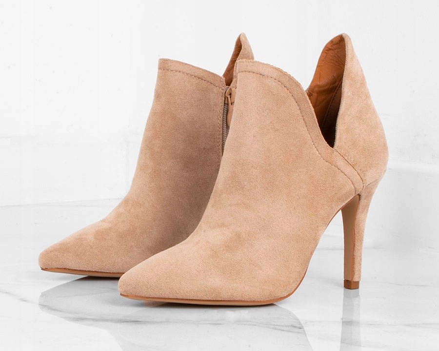 BEŻOWE ZAMSZOWE BOTKI 36 Cechy dodatkowe brak