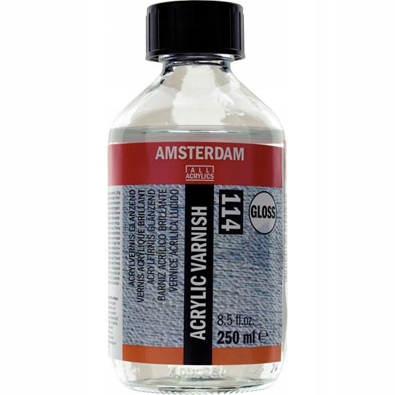 Verniks akrylový lesklý 250ml Amsterdam 114