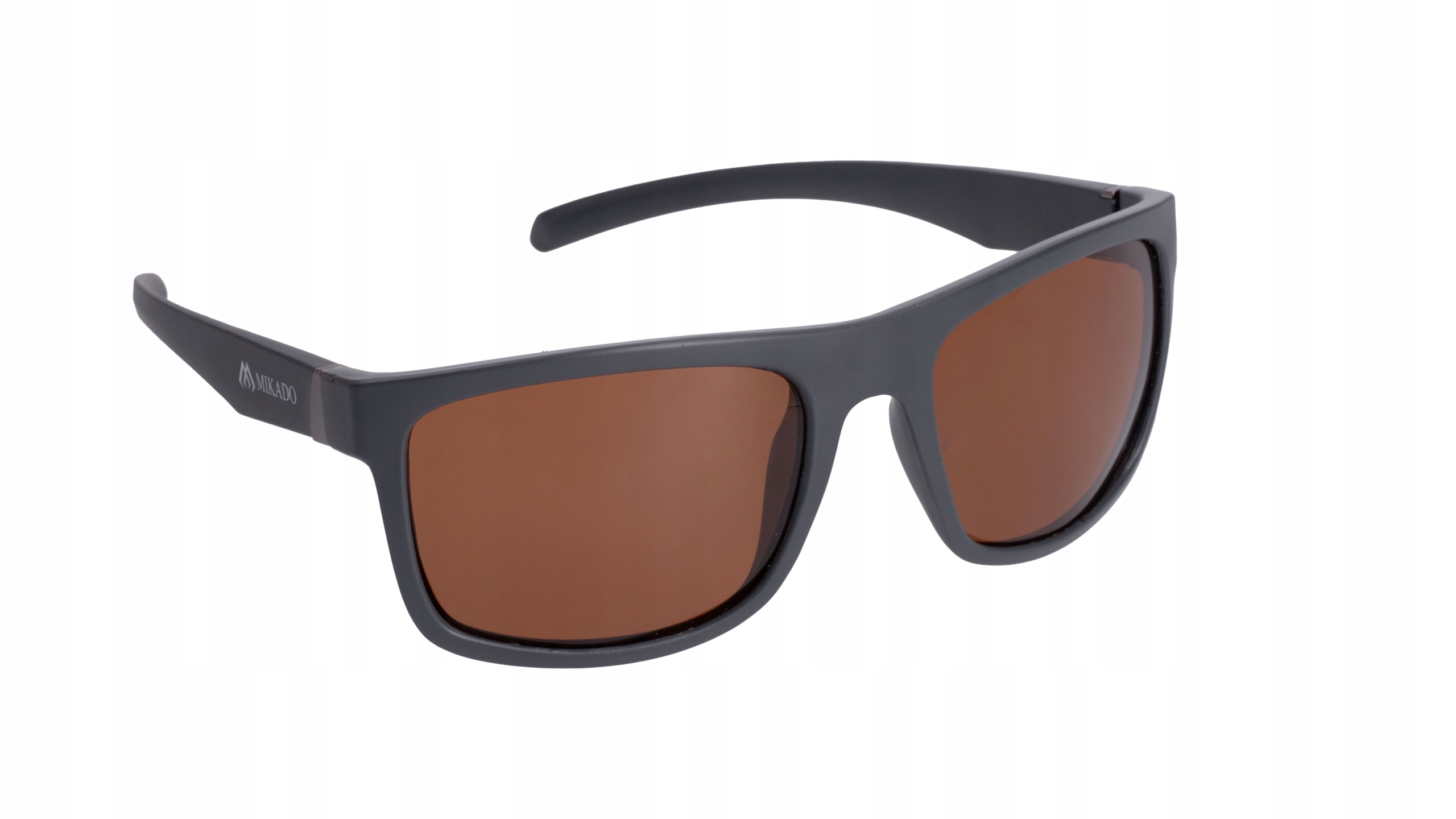MIKADO OKULARY POLARYZACYJNE AMO-2025-BR BRĄZOWE + ETUI