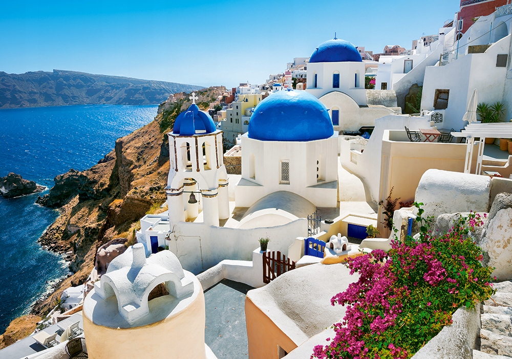 

Puzzle 500 Miasto Santorini Morze Widok Castor 9+